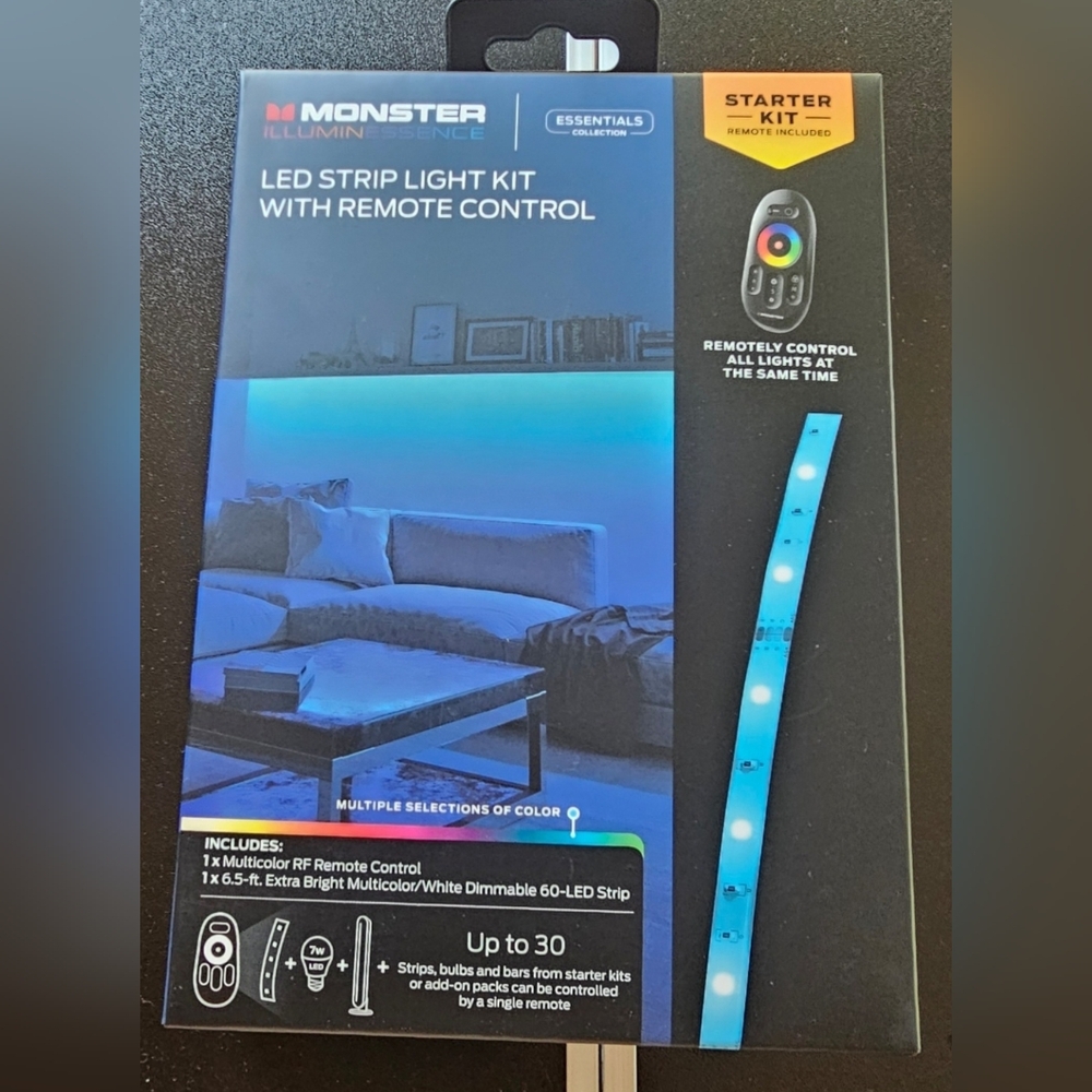 Monster Illuminessence LED Light 5V Voltage USB Powered Supply